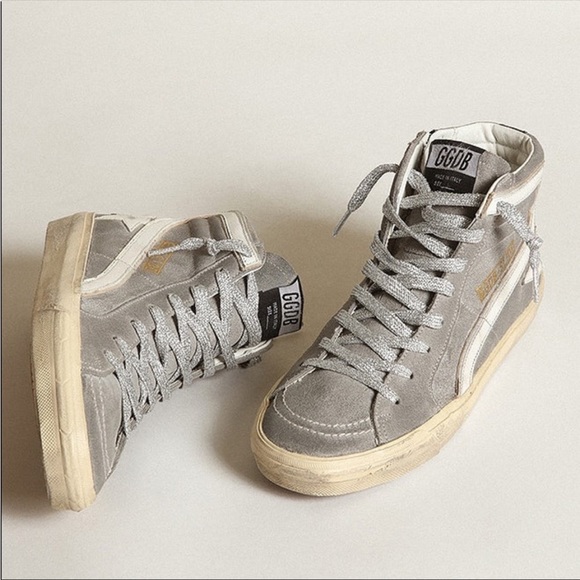 Golden Goose Shoes - Golden Goose Slide Sneaker in Mud/Black/Silver sz 41 New in Box